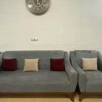 مبل ۷نفره جمع و جور با میز ها برای مکان کوچک|مبلمان خانگی و میز عسلی|گرگان, |دیوار