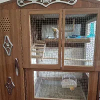 قفس چوبی پرنده