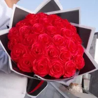 دسته گل روبانی