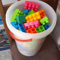 لگو قطعه بزرگ ۲۲۰ عدد .|اسباب‌‌بازی|تبریز, |دیوار