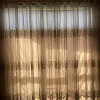 سه عدد پرده پزیرایی