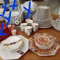 ظروف کمیاب نیکو ژاپن ۴۳ پارچه و سوگا ژاپن|ظروف سرو و پذیرایی|تهران, سعادت‌آباد|دیوار