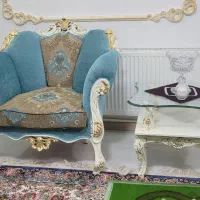 مبل سلطنتی با غذا خوری|مبلمان خانگی و میز عسلی|شوط, |دیوار