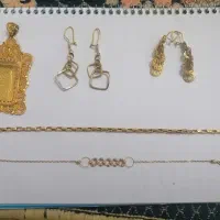 النگو گردن بند و پلاک طلا