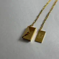 گردنبند ست کاپلی پاکت و نامه