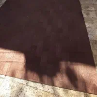 موکت طرح پارکتی قهوه ای