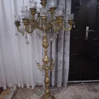 آباژور ایستاده کنارسالنی برنز اصل|چراغ خواب و آباژور|اسلام‌شهر, |دیوار