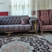 مبل ماهور ۸نفره سالم|مبلمان خانگی و میز عسلی|جوانرود, |دیوار