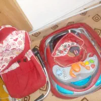 سرویس لگن نوزاد روروئک کهریر و کاور مبل پارچه ای|اسباب و اثاث بچه|محمدیه-قزوین, |دیوار