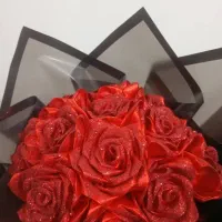 گل روبانی روز مادر|گل مصنوعی|شیراز, شیخ علی چوپان|دیوار