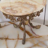 جلو مبلی و میز عسلی برنجی اصل|مبلمان خانگی و میز عسلی|اقبالیه, |دیوار