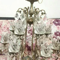 لوستر برنز سنگین + دیوارکوب زیبا|لوستر و چراغ آویز|تهران, سلسبیل شمالی|دیوار