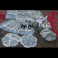 سرویس‌ آشپزخانه‌ نخ نواز|سفره، حوله، دستمال آشپزخانه|نورآباد, |دیوار