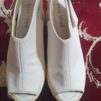 صندل لژدار سفید وصندل مشکی