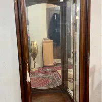 بوفه ویترین چوب