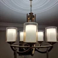 لوستر ۵ شعله عصایی در حد نو|لوستر و چراغ آویز|تهران, امامت|دیوار