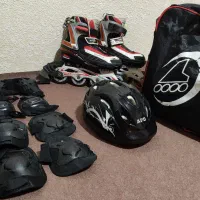 کفش اسکیت سایز ۳۵ تا۳۸ قابل تنظیم