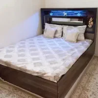 تخت دونفره  جک دار  با خوشخواب