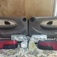 دو عدد رودری جلو پژو و چراغ عقب و جلو پژو کارکرده