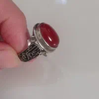 انگشتر نقره عقیق|جواهرات|کرمانشاه, |دیوار