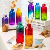 گلدان رنگی شیشه ای دریا پلاس