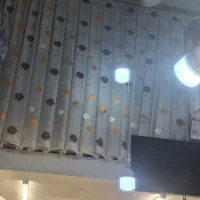 پرده حریر دکور مغازه