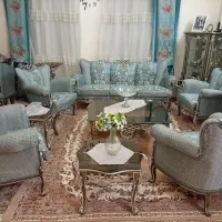 یکدست کامل مبلمان به همراه میز ناهار خوری و بوفه