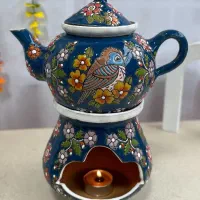 قوری و زیر وارمری میناکاری