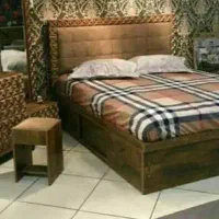 سرویس خواب جذابMDF// رونیکا+&کد450|تخت و سرویس خواب|بم, |دیوار