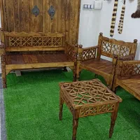 ست مبلی هفت نفره سنتی|مبلمان خانگی و میز عسلی|قم, علی آباد|دیوار