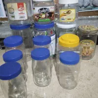 ظروف. پلاستیکی و شیشه ای.