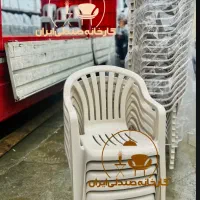 میز و صندلی پلاستیکی  باغی کافه طرح ماهرخ نهارخوری