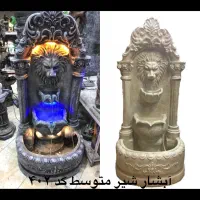 آبشار دیواری رومیزی فواره استیل بارانی پرده آبنما|صنایع دستی و سایر لوازم تزئینی|سیرجان, |دیوار