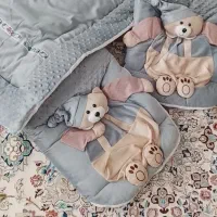 دو سرویس خواب4تیکه نوزاد طرح خرسی برجسته