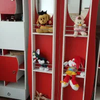 سرویس چوبی وتخت کودک|تخت و سرویس خواب|خمینی‌شهر, |دیوار