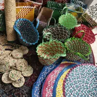 سبد های سنتی ، رو میزی ، زیر قابلمه ، محکم مقاوم