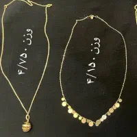 گردنبند پولکی وگویی طلا