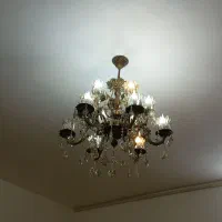 لوستر دو گل بزرگ