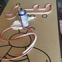 تابلو ال ای دی چنلیوم نئون تابلو روان بنر استیکر