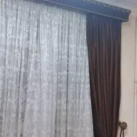 پرده ی سالن خانه|پرده، رانر، رومیزی|اهواز, کوی باهنر|دیوار