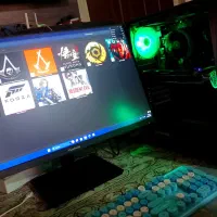 کیس گیمینگ نسل 12،RX 5700XT، با مانیتور و فول بازی