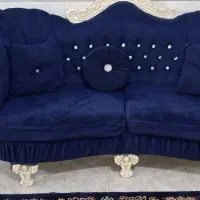 مبلمان ۷ نفره کاملا سالم همراه با میز عسلی