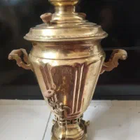 سماور ذغالی آنتیک برنج