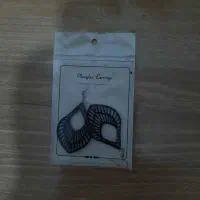 گوشواره طرح چوب