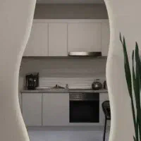 آینه دفورمه نور دار