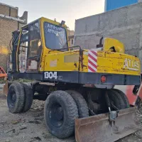 بیل مکانیکی اطلس 1304 و هپکو 912 لاستیکی