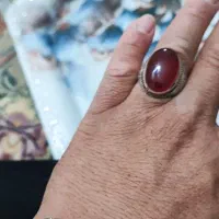 انگشتر عقیق سرخ یمنی اصل سنگین وزن|جواهرات|پاکدشت, خاتون آباد|دیوار
