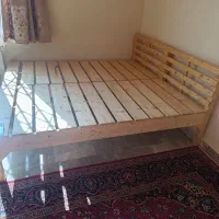 تخت خواب با چوب راش
