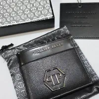 کیف پول چرم طبیعی برند لاکچری philipp plein