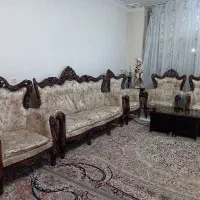 مبل سلطنتی چوب راش ۹ نفره